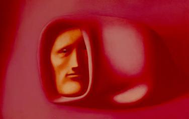 The face in the cocoon, 65х100 cm, 1980